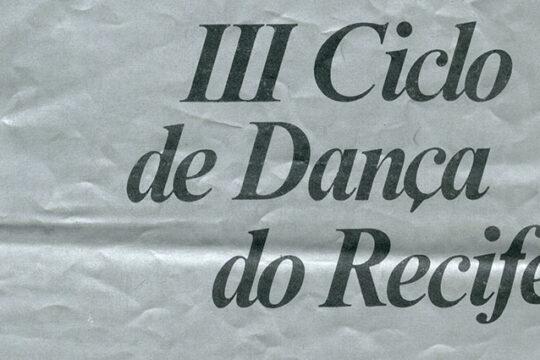 III Ciclo de Danca do Recife